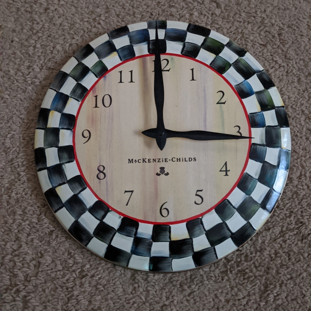Mackenzie Childs clock